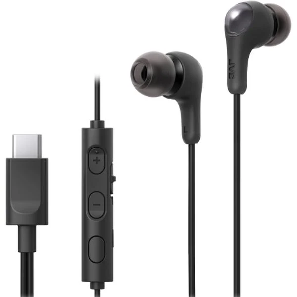 Écouteurs Intra-auriculaire filaire USB-C , JVC HA-FR9UC-B - Noir Olive