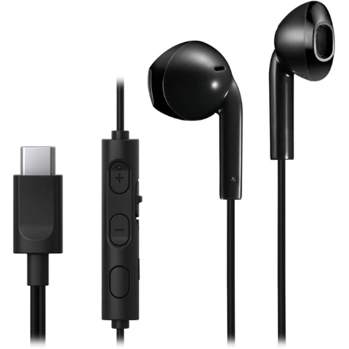 Écouteurs- bouton filaire USB-C , JVC HA-FR17UC-B - Noir Olive