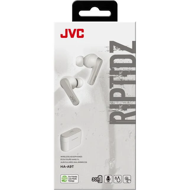 Écouteurs Bluetooth Intra-auriculaire, JVC HA-A9T-W - Blanc/Gris