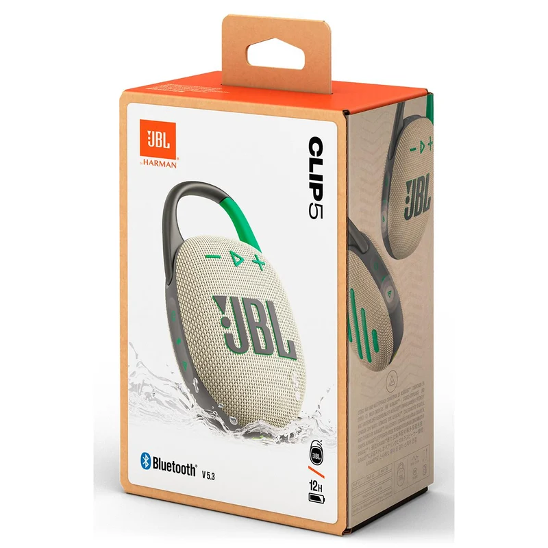 Enceinte portable Bluetooth étanche à l'eau. CLIP5 - Sable