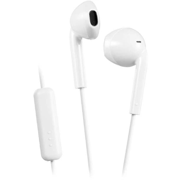 Écouteurs-boutons filaire, JVC HA-F17M-W - Blanc Coconut