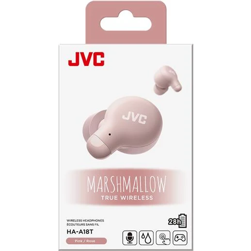 Écouteurs Bluetooth Intra-auriculaire, JVC HA-A18T-P - Rose