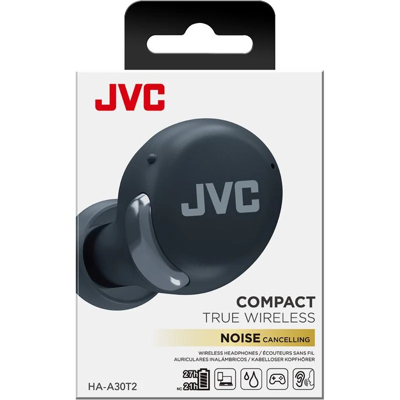 Écouteurs Bluetooth Intra-auriculaire, JVC HA-A30T2-B - Noir