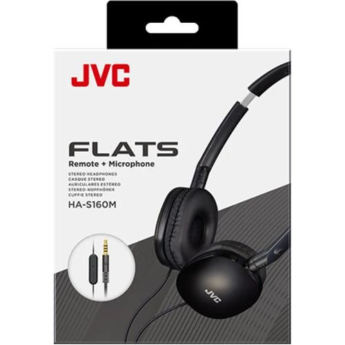 Casque supra-auriculaire Filaire, JVC Fil HA-S160M-B - Noir