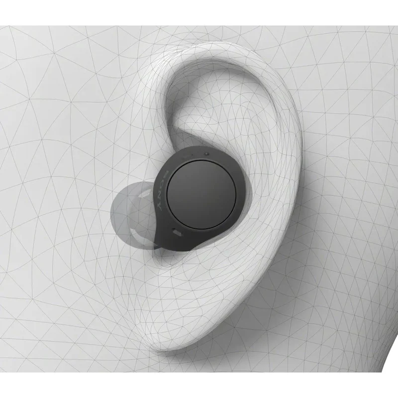 Écouteurs Écouteurs Boutons, JVC 100 % sans fil. Sony WFC510 Noir