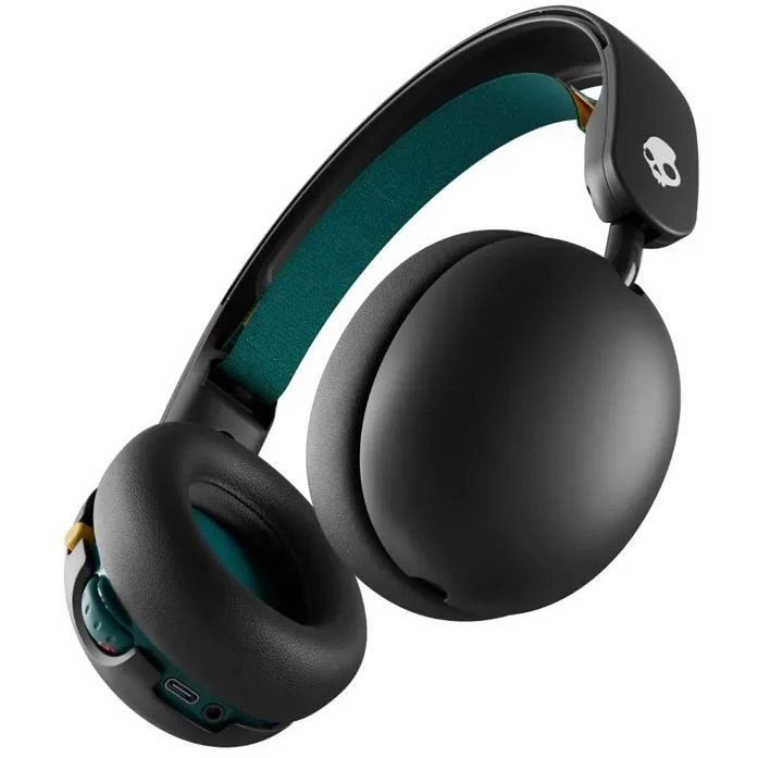 Casque d'écoute supra-auriculaire Bluetooth pour enfants, Skullcandy Grom S6KBW-R740 - Noir