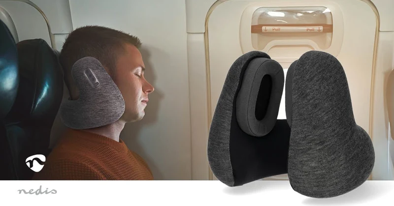 Draadloze Over-ear Koptelefoon Reiskussen - Batterij 1 werkingstijd standaard verbruik: 660 min - Ingebouwde microfoon