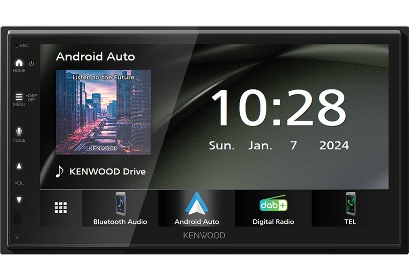 KENWOOD DMX6523DABS - Autoradio 6.8" WSVGA CarPlay Android Auto sans fil DAB+