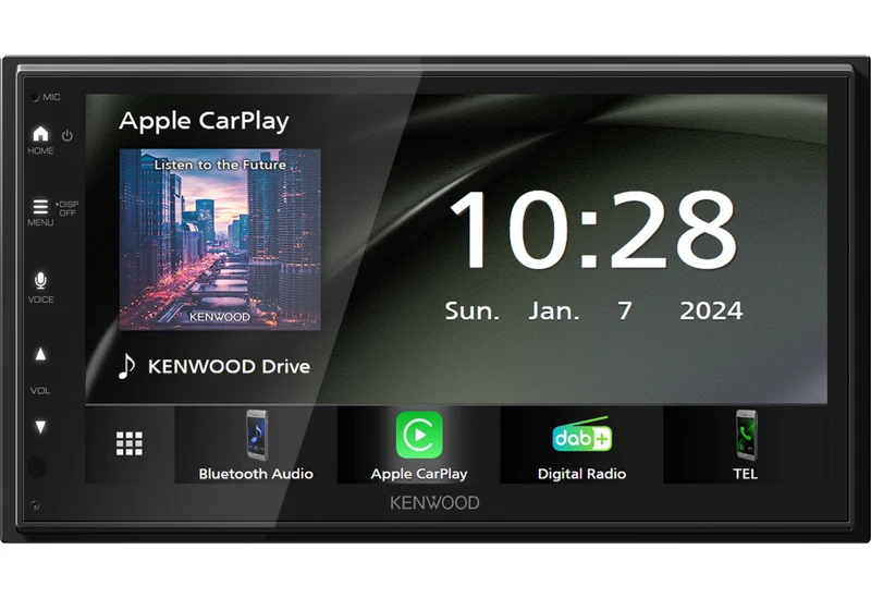 KENWOOD DMX5023DABS - Autoradio numérique avec écran 6.8" DAB+ CarPlay & Android Auto