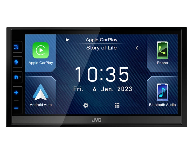 JVC KW-M785DBW – Autoradio 2 DIN 6,8” DAB+ Apple CarPlay Android Auto sans fil