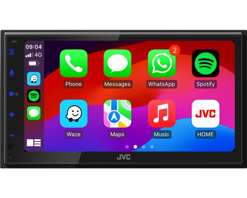 JVC KW-M595DBT – multimédia 2 DIN avec écran tactile 6,8 Apple CarPlay Android Auto