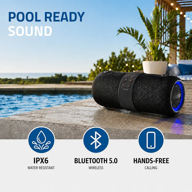 Bluetooth®-Speaker 390 min - Handheld Ontwerp - 40W