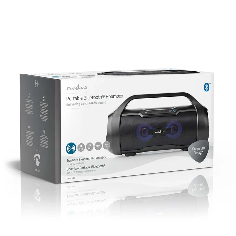 Bluetooth® Party Boombox 360 min - 2.0 - 60W