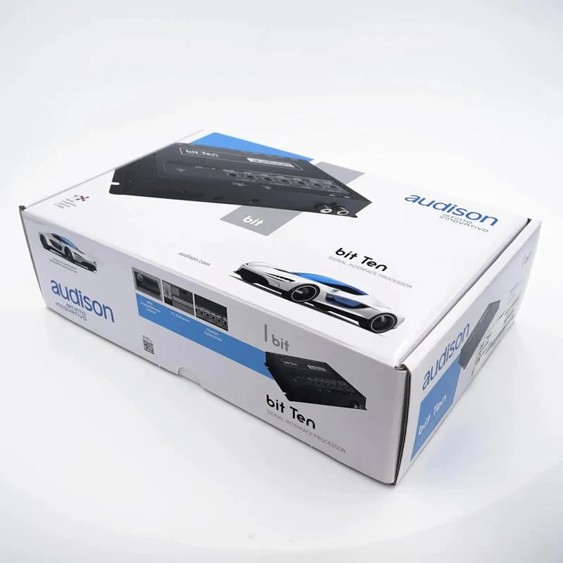Audison bit Ten – Processeur numérique DSP 4 entrées / 5 sorties – 24 bit / 48 kHz