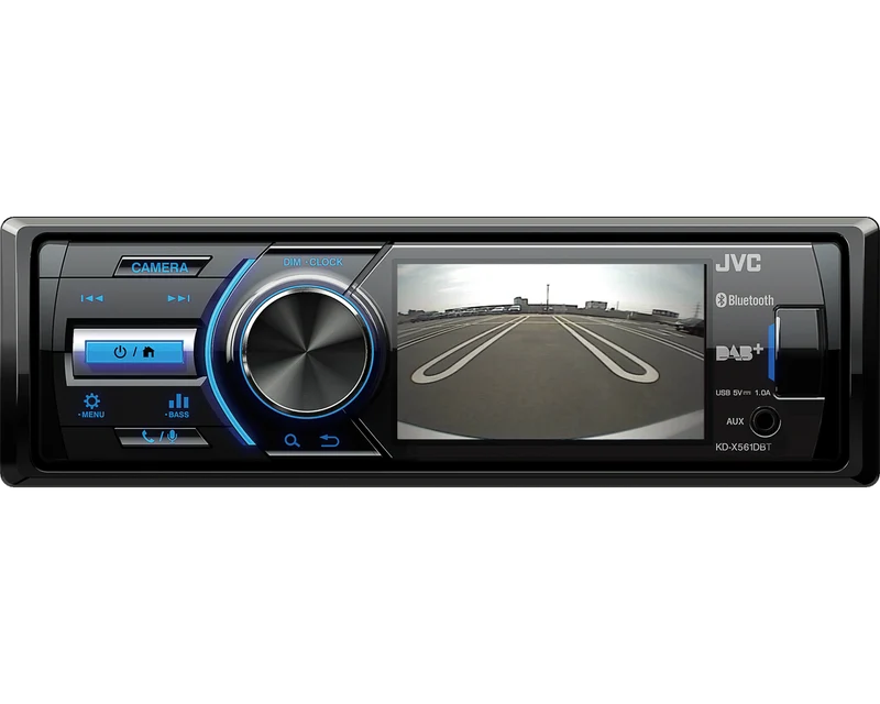JVC KD-X561DBT – Autoradio multimédia 1-DIN avec écran TFT 3" DAB+ Bluetooth