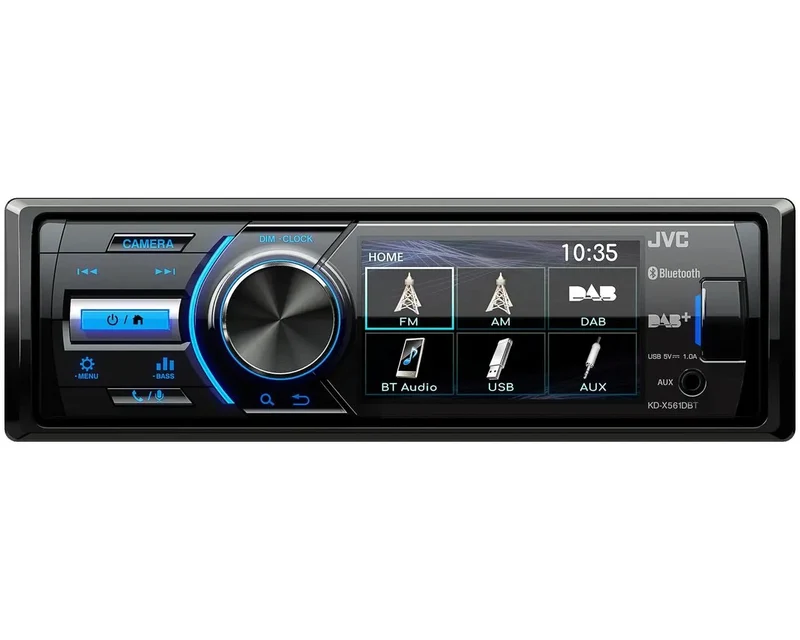 JVC KD-X561DBT – Autoradio multimédia 1-DIN avec écran TFT 3" DAB+ Bluetooth
