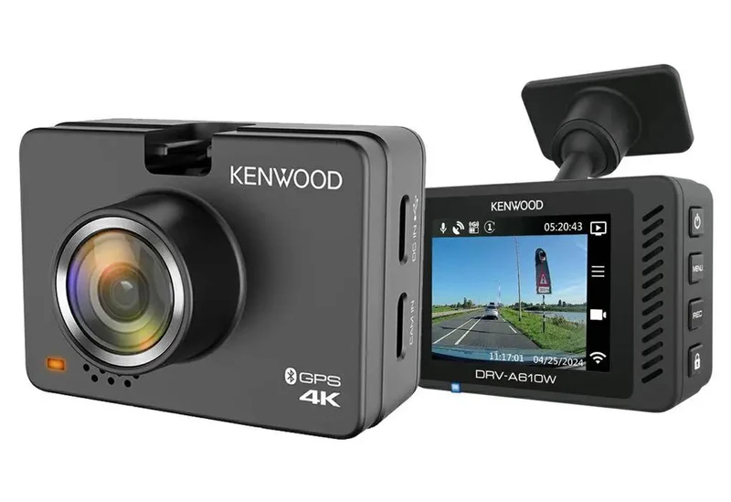 KENWOOD DRV-A610W – Caméra embarquée 4K Ultra HD avec Wi-Fi et GPS