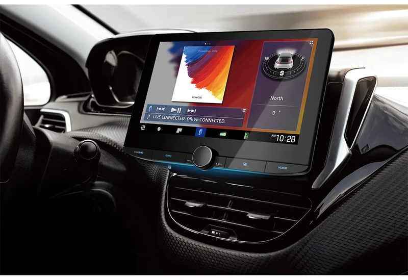 KENWOOD DMX9720XDS - Autoradio multimédia 10,1" Apple CarPlay et Android Auto sans fil tuner DAB+