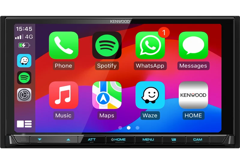 KENWOOD DMX8021DABS - Autoradio 2 DIN avec écran tactile 7" Apple CarPlay & Android Auto sans fil
