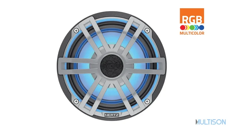 Hertz HEX 6.5 S-LD-G - Haut-parleur coaxial marine 6,5 LED RGB