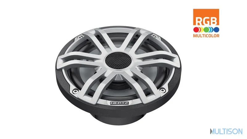 Hertz HEX 6.5 S-LD-G - Haut-parleur coaxial marine 6,5 LED RGB