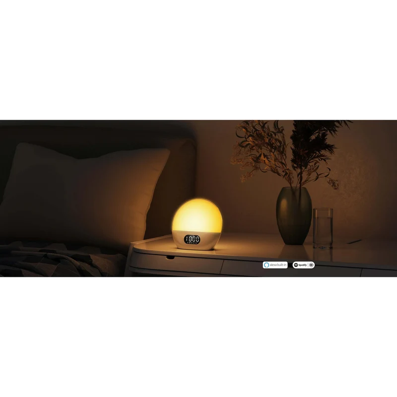Lumiere Alexa Music Streamer Alarme, WIIM WIIMLIGHT