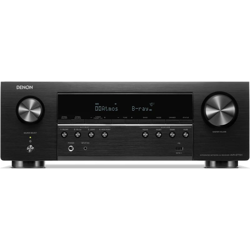 Récepteur AV 7.2 canaux75W CH, Denon AVR-S770H