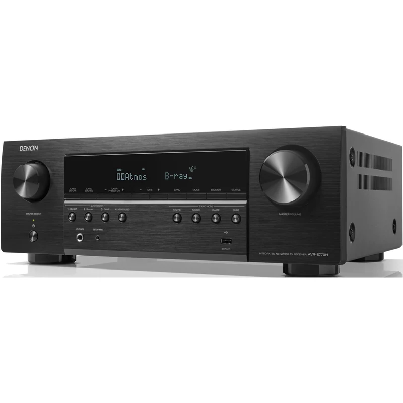 Récepteur AV 7.2 canaux75W CH, Denon AVR-S770H