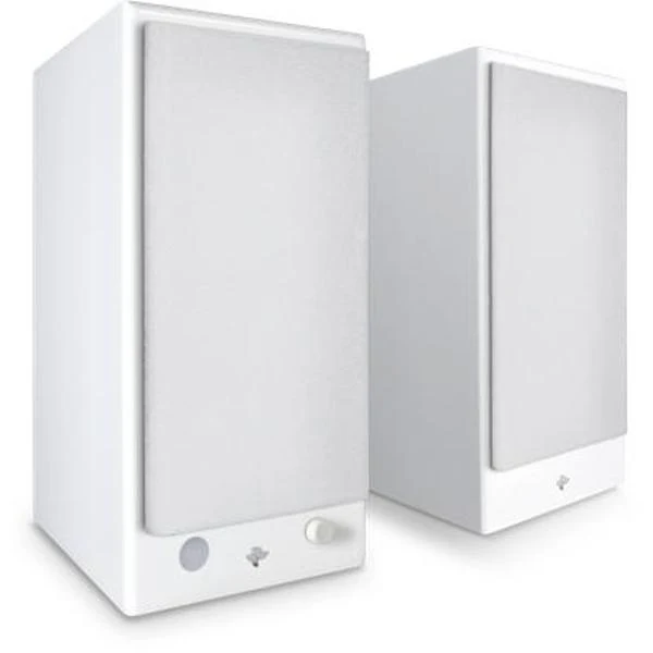 Enceinte bibliothèque 120W, KINPLAY- Blanc - Paire
