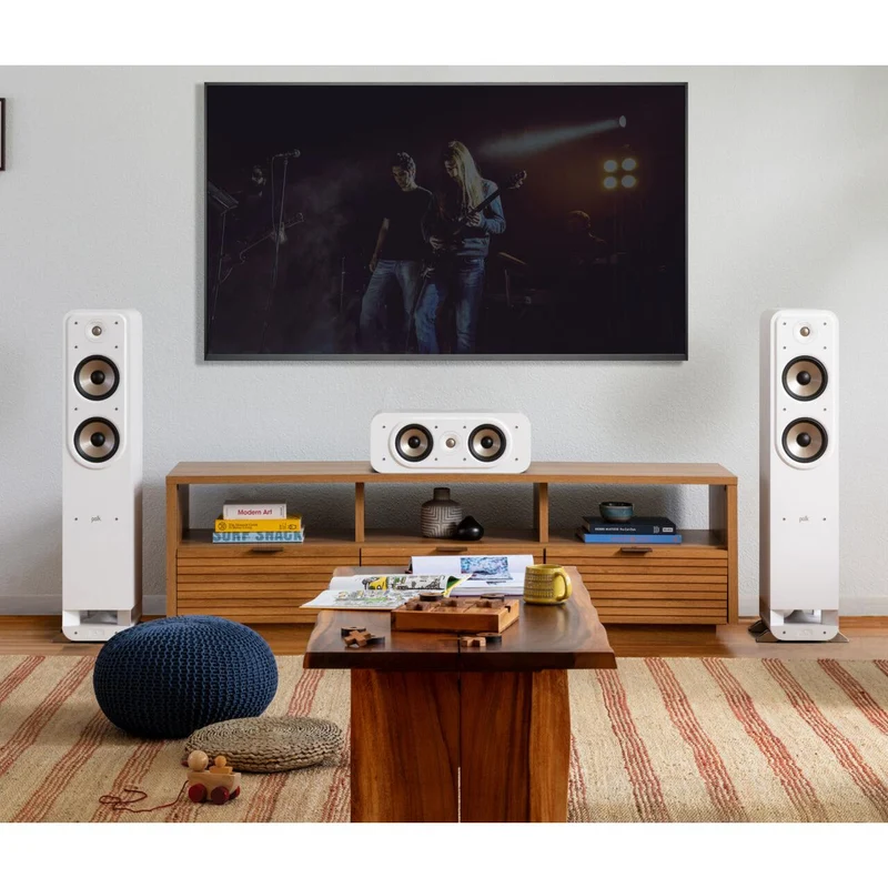 Enceinte colonne Signature Elite , Polk ES55 Blanc - UNITÉ