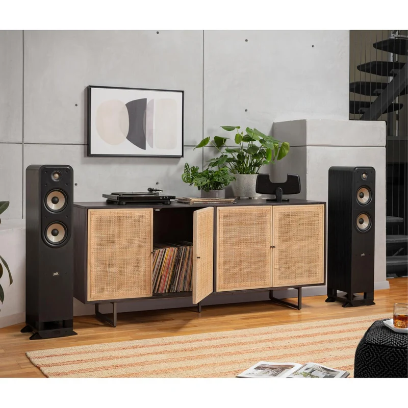 Enceinte colonne Signature Elite , Polk ES55 Noir - UNITÉ