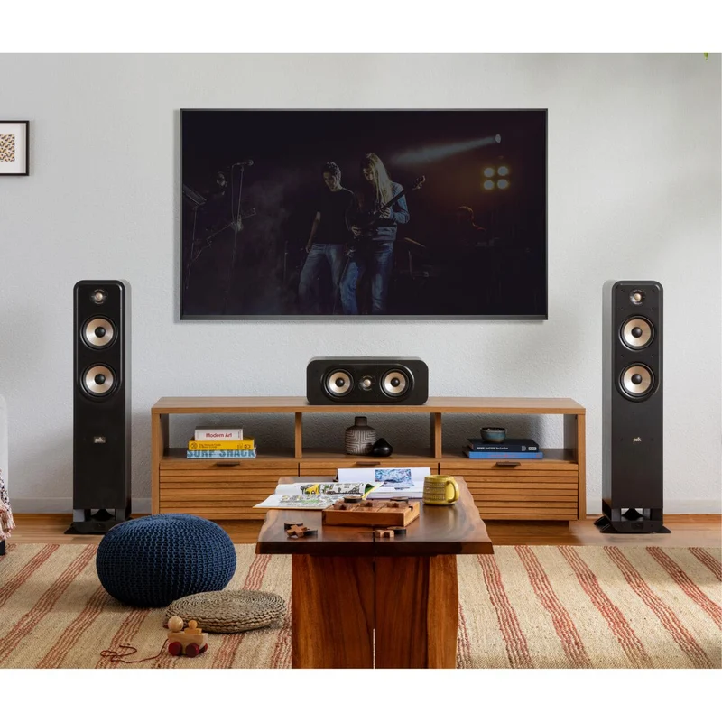 Enceinte colonne Signature Elite , Polk ES55 Noir - UNITÉ