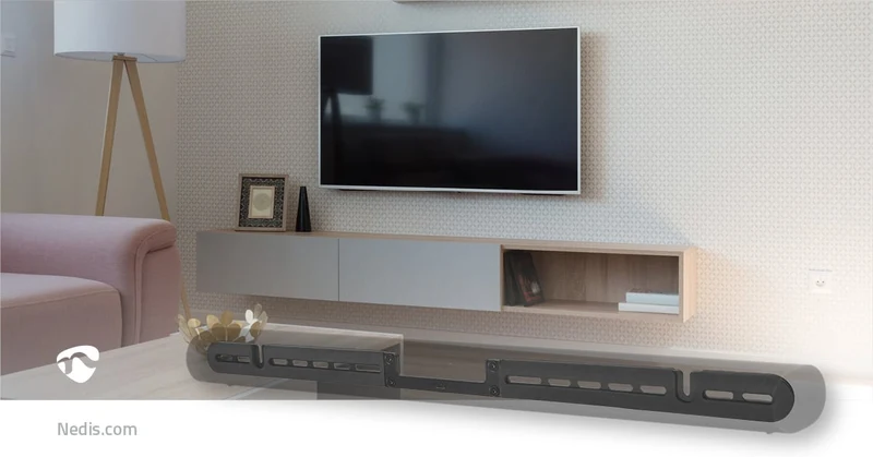 Soundbar Beugel Geschikt voor: Sonos® Arc™ - Wand - 10