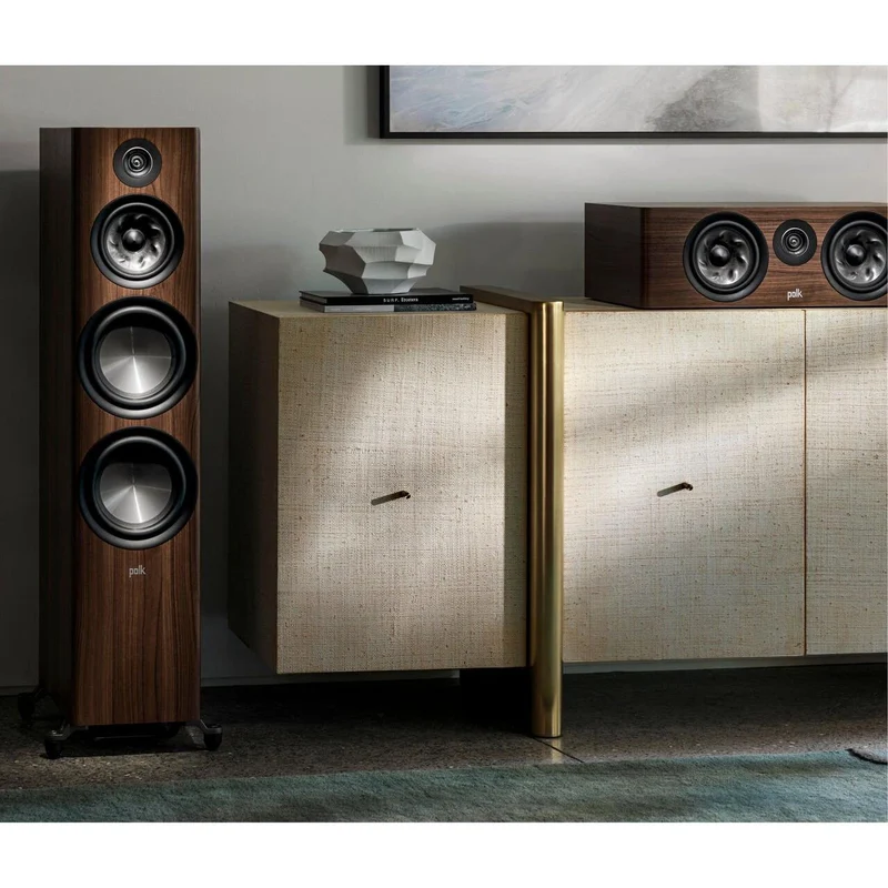 Enceinte Centrale Reserve, POLK R400- Brun
