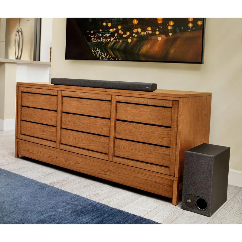 Barre de son 3.1.2 canaux avec caisson de basses sans fil, POLK SIGNA S3