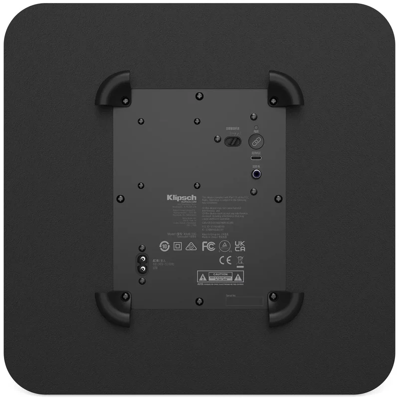 Caisson 10po sans fil, Klipsch XSUB100