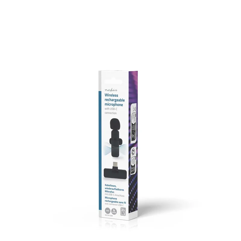 Microfoon Apparaat: Notebook / Smartphone / Tablet - Draadloos / USB Type-C™ - USB-C™ Female