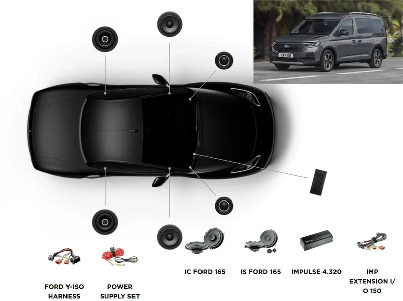 FOCAL INSIDE ACTIVE 6. 0 – Kit haut-parleurs 2 voies + amplificateur