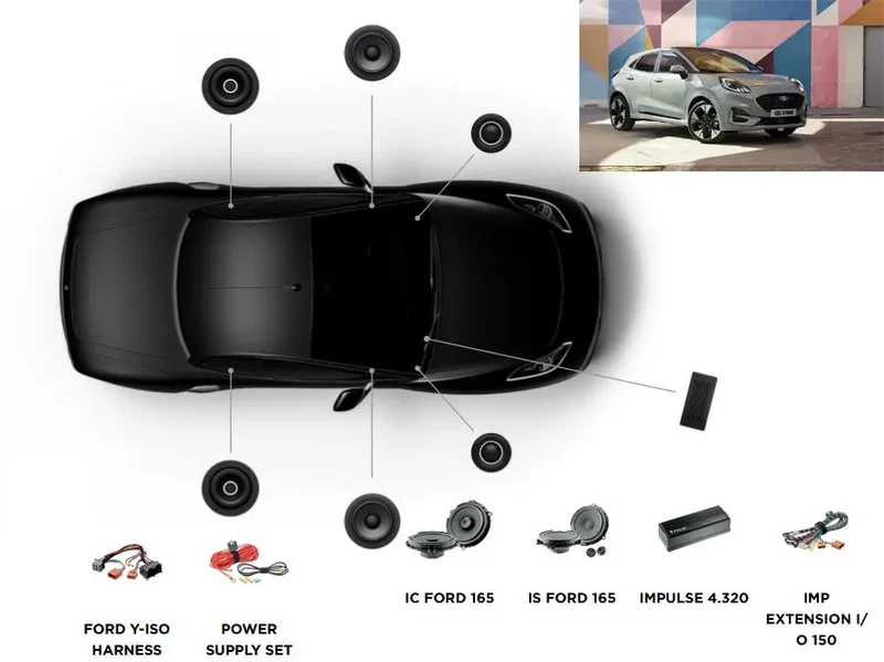 FOCAL INSIDE FORD PUMA 2 ACTIVE 6.0 – Kit Audio