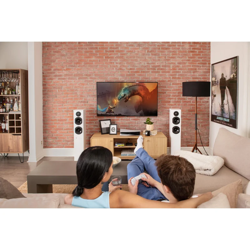 Enceinte colonne Reference Premiere 200W, Totem KINPLAYTOWERII- Blanc - UNITÉ