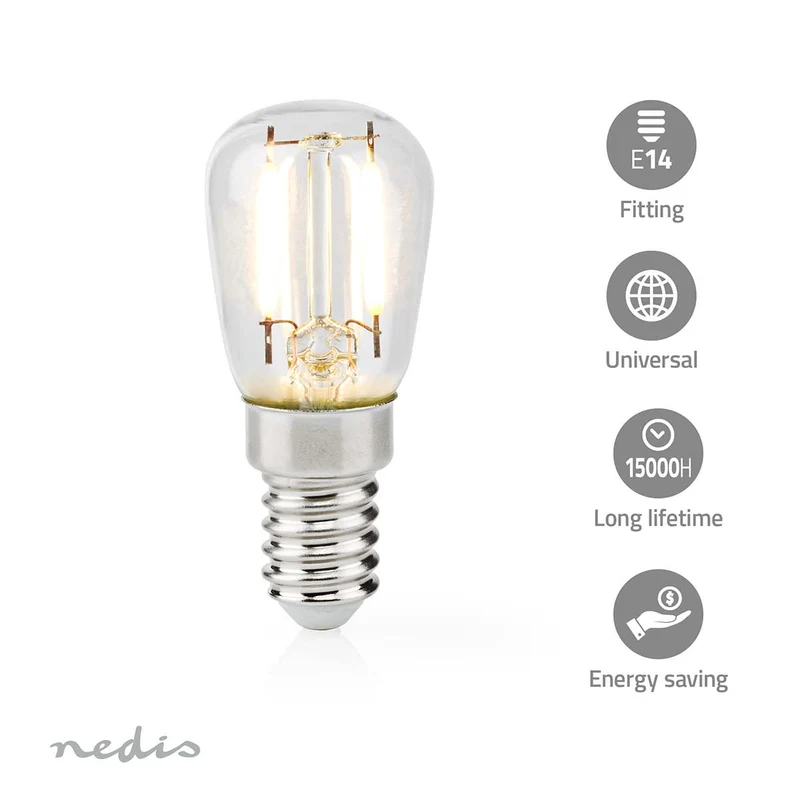 Koelkastlamp LED - E14 - 2W