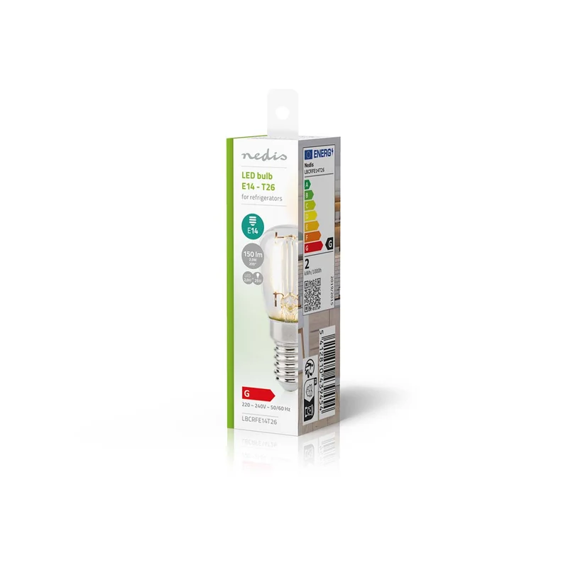 Koelkastlamp LED - E14 - 2W