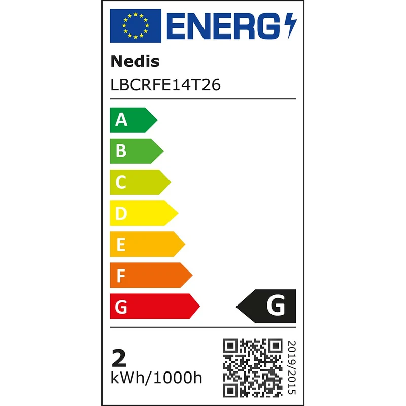 Koelkastlamp LED - E14 - 2W