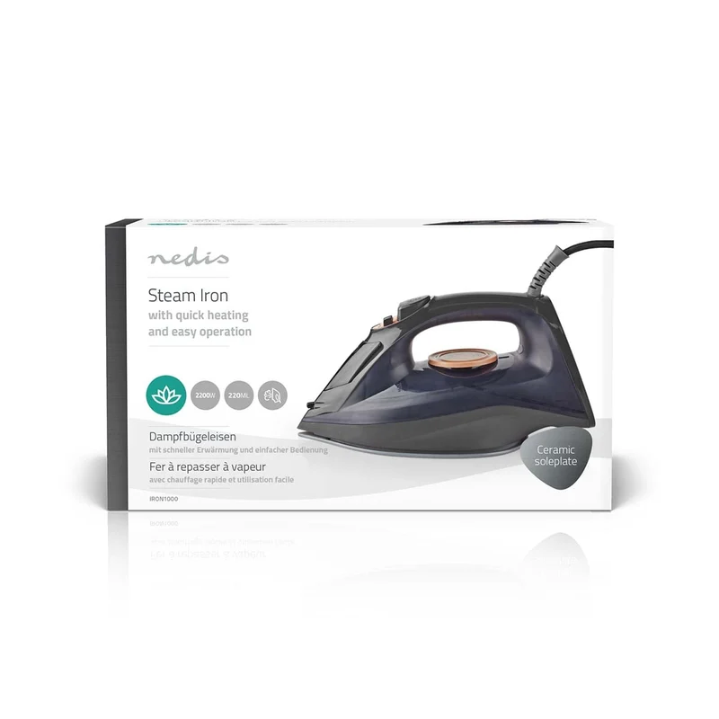 Stoomstrijkijzer 2200W - 25 g/m - Stoomstoot