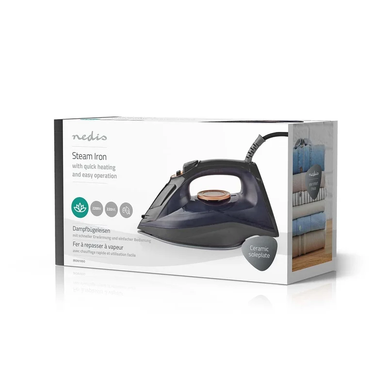 Stoomstrijkijzer 2200W - 25 g/m - Stoomstoot