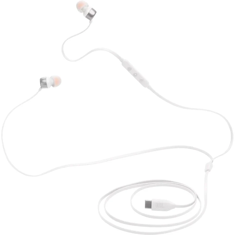Écouteurs boutons, JBL T310C - Blanc