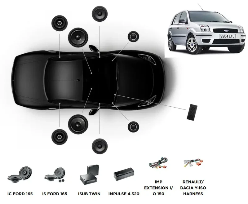 FOCAL INSIDE POWERED 6.2 – Ford Fusion – Système audio
