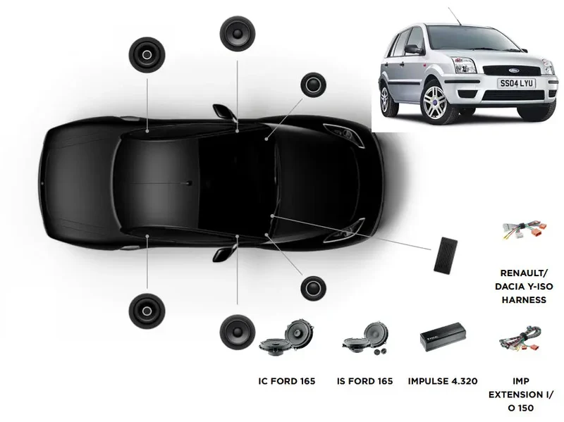 FOCAL INSIDE ACTIVE 6.0 – Ford Fusion – Système audio