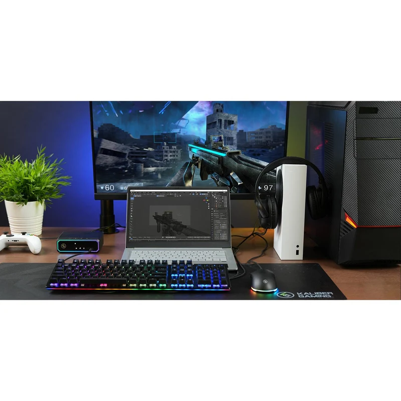 Switch KVM de jeu Nexus à 3 ports, IOGEAR GCS1337