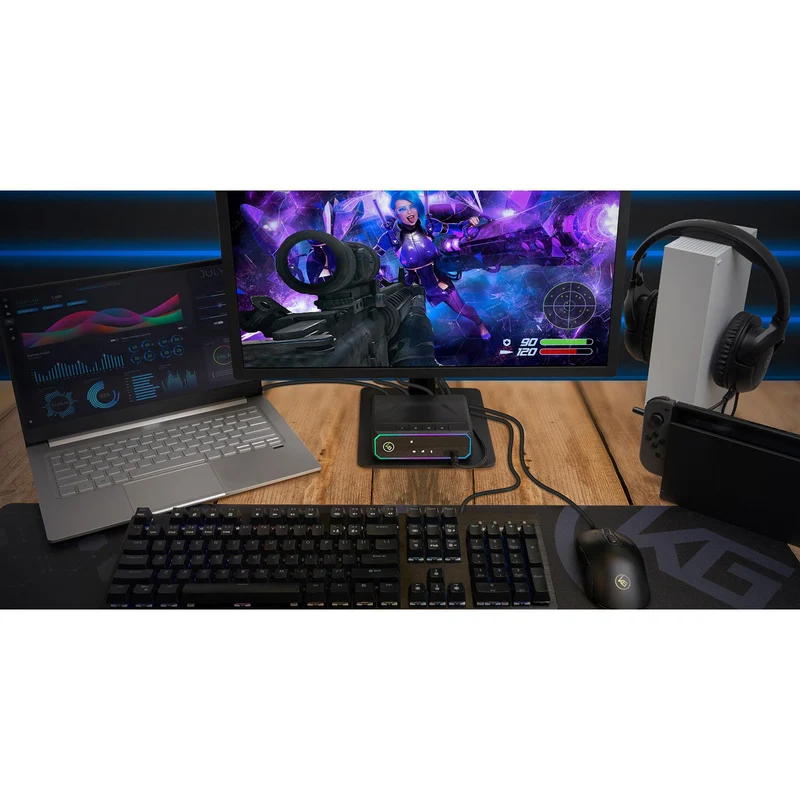Switch KVM de jeu Nexus à 3 ports, IOGEAR GCS1337